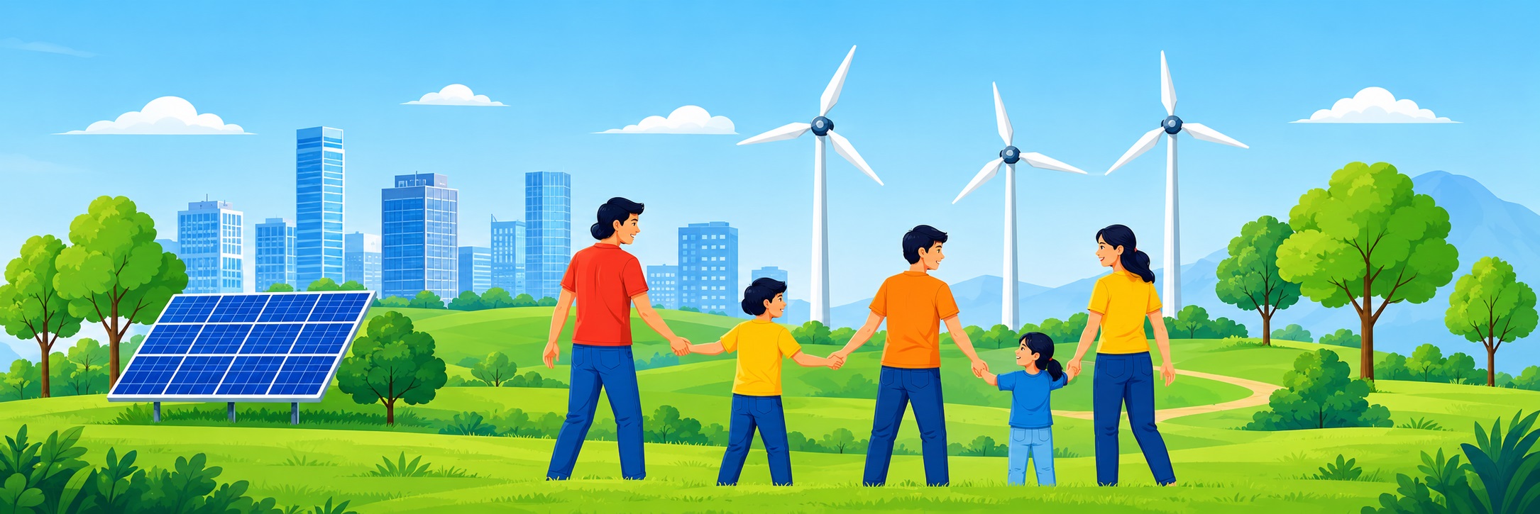 Families and green energy for a better tomorrow